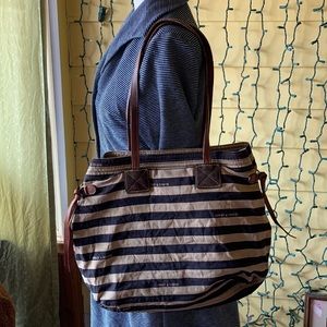 Dooney & Bourke Striped Shoulder handbag
